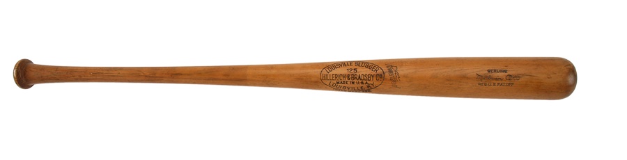 Baseball Equipment - 1940s Mel Ott Game Used Bat