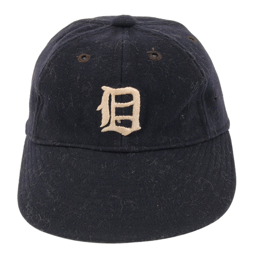 - 1938 Charles Gehringer Detroit Tigers Game Worn Cap
