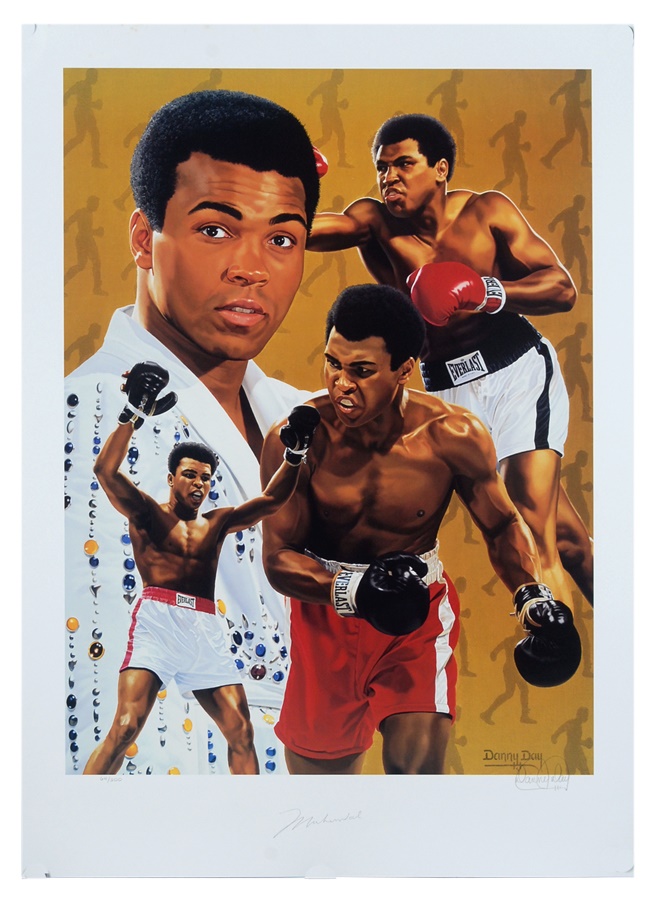 Muhammad Ali & Boxing - Muhammad Ali Limited Edition Signed Lithograph by Danny O'Day
