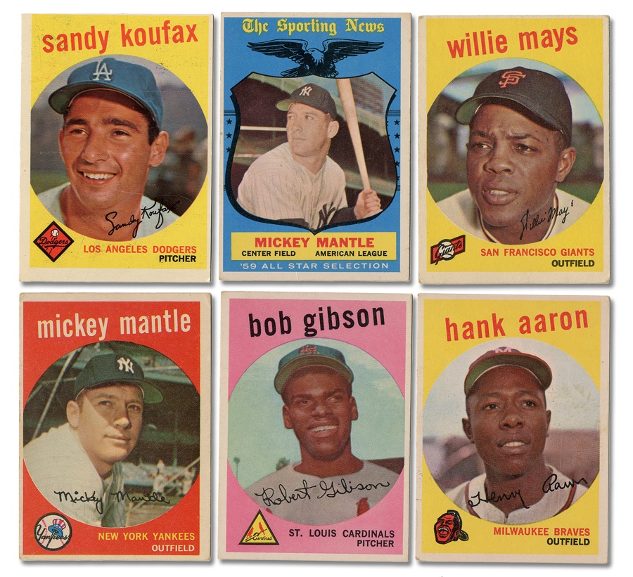 - 1959 Topps Baseball Card Complete Set