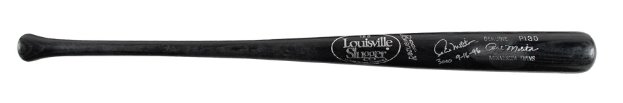 Baseball Equipment - Paul Molitor Signed Game Used Bat