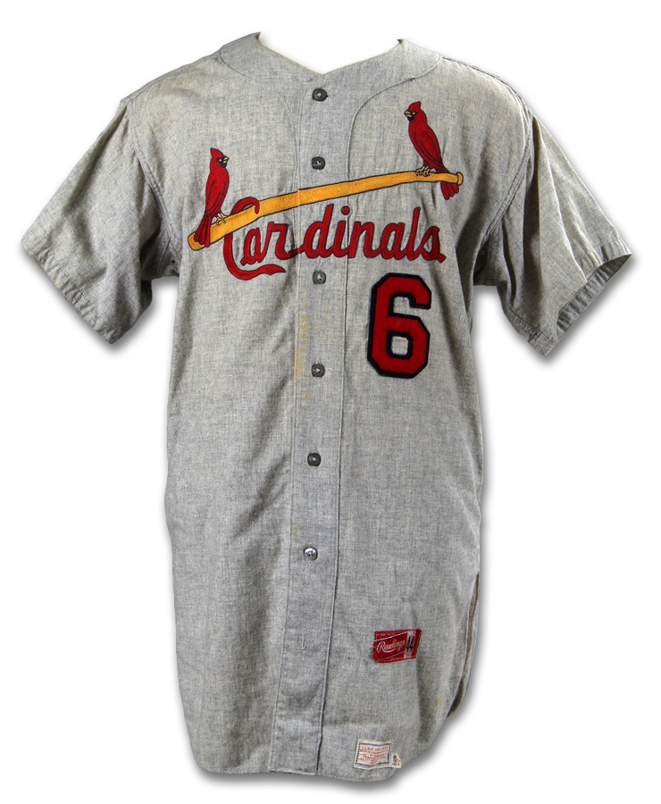 Baseball Equipment - 1967 Stan Musial St. Louis Cardinals Jersey
