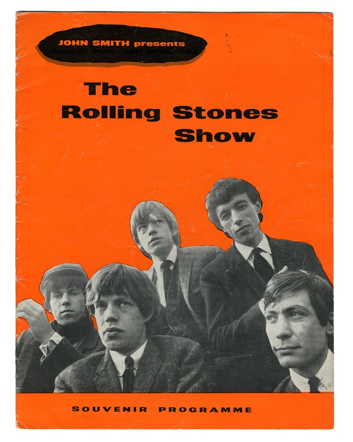 1964 Rolling Stones UK Tour Concert Program