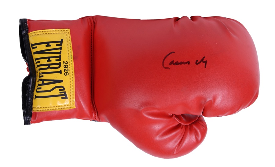 Muhammad Ali & Boxing - Cassius Clay Signed Glove