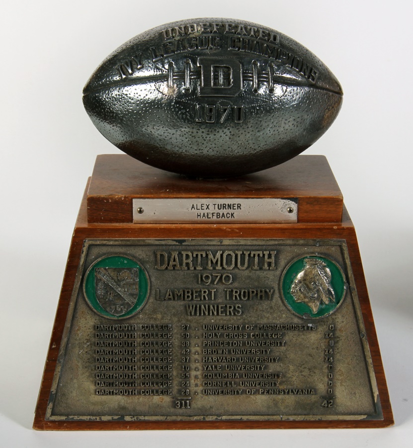 Three Football Awards Including Forrest Gregg "Lineman Of The Year"
