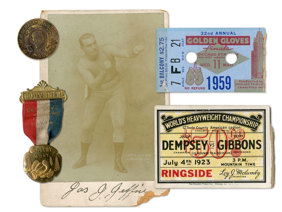 - Boxing Ticket & Souvenir Collection