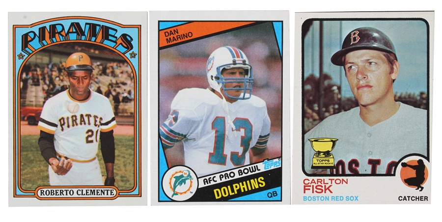 1970s - Present Card Collection Including 70s Baseball & 84 Football Set