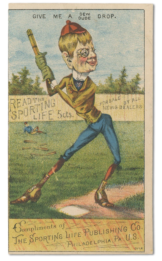 - 1880s Sporting Life Baseball Trade Cards (2)