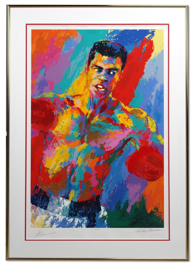 Muhammad Ali & Boxing - Muhammad Ali Signed LeRoy Neiman Serigraph