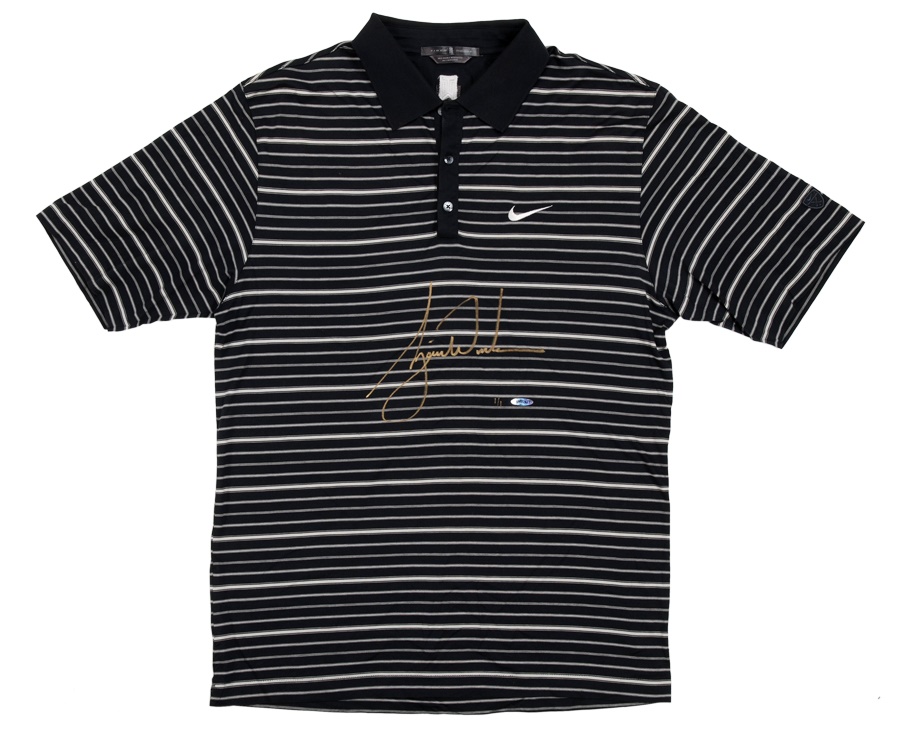 - Tiger Woods Signed Tournament Worn Shirt (UDA)