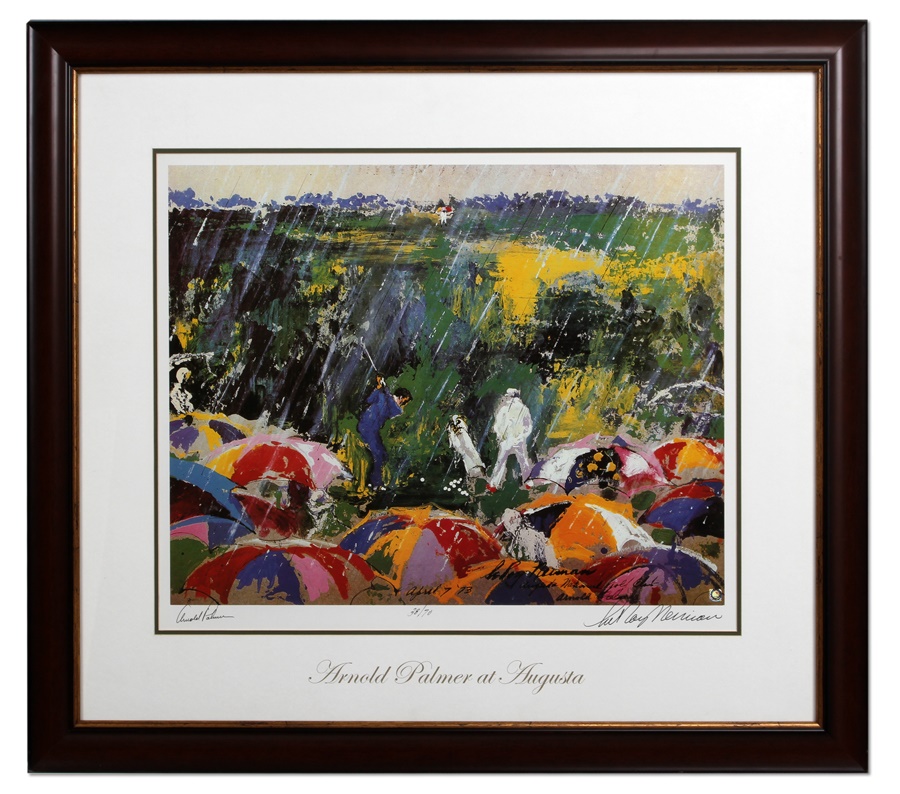 - Arnold Palmer Signed Print By LeRoy Neiman