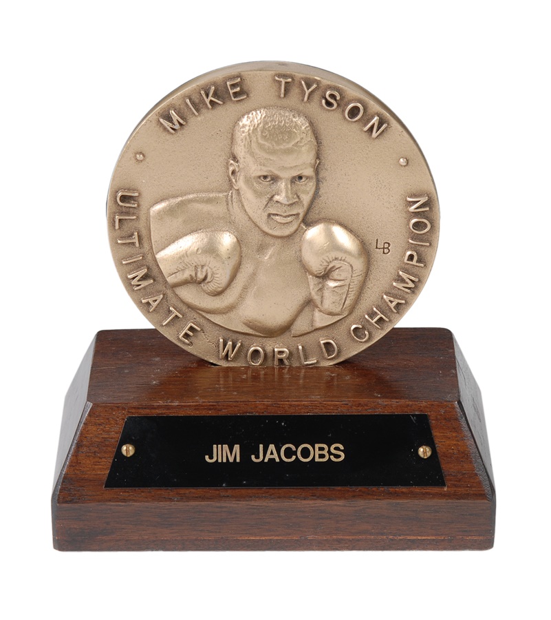 Muhammad Ali & Boxing - Mike Tyson Medal From Jim Jacobs' Desk