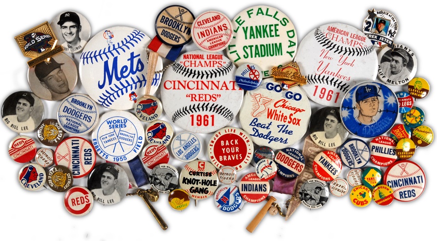1950s Baseball Pins (300+)