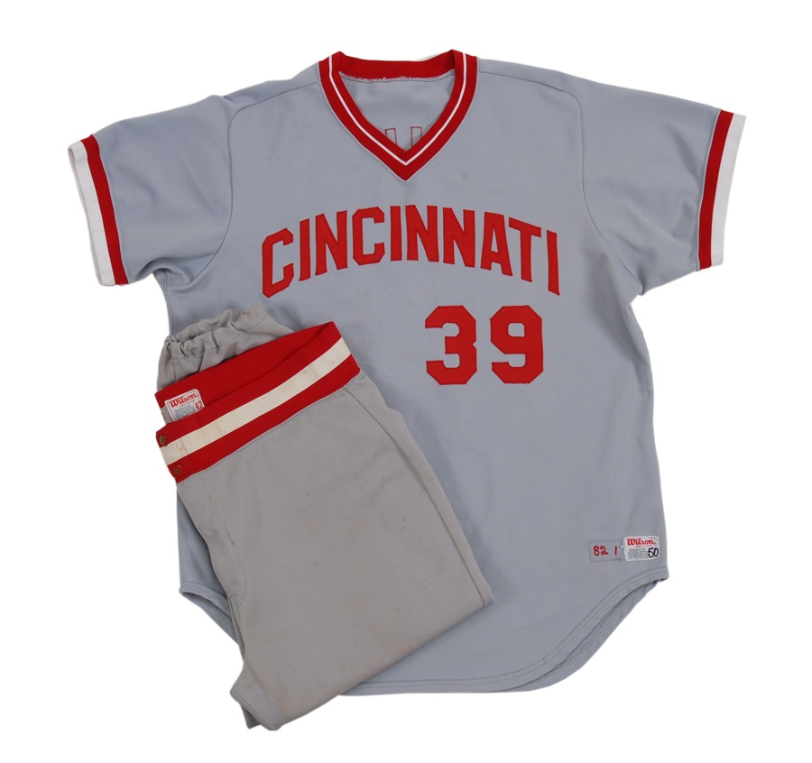 Joe Nuxhall Cincinnati Reds Uniform