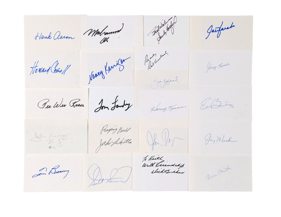 - Nice Collection of Sports Autographs (90)