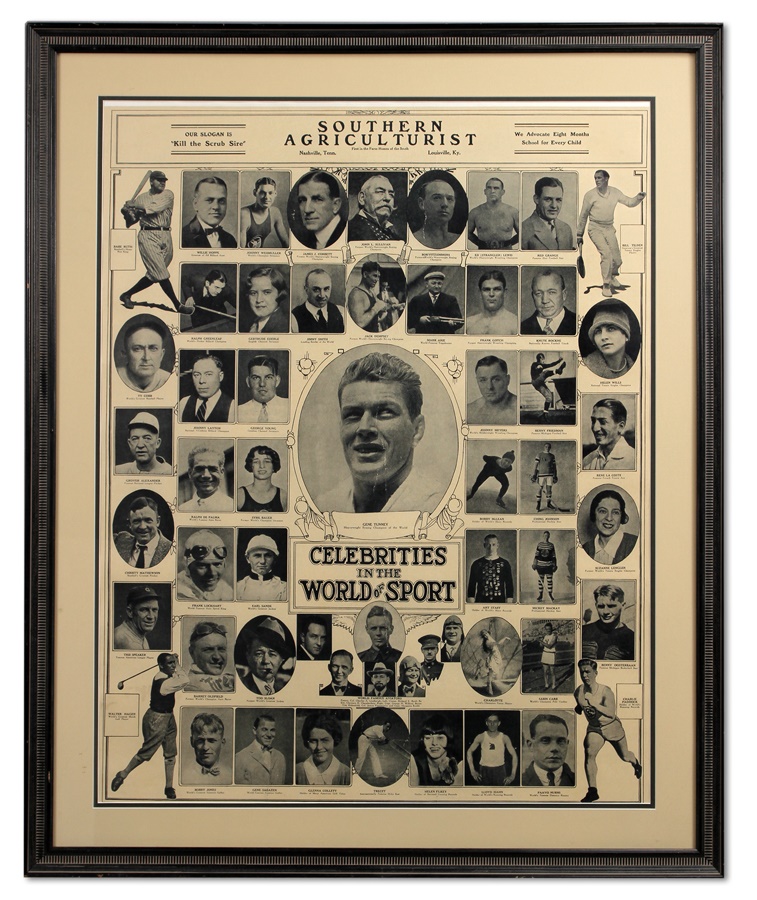 1920s Celebrities In The World of Sport Poster