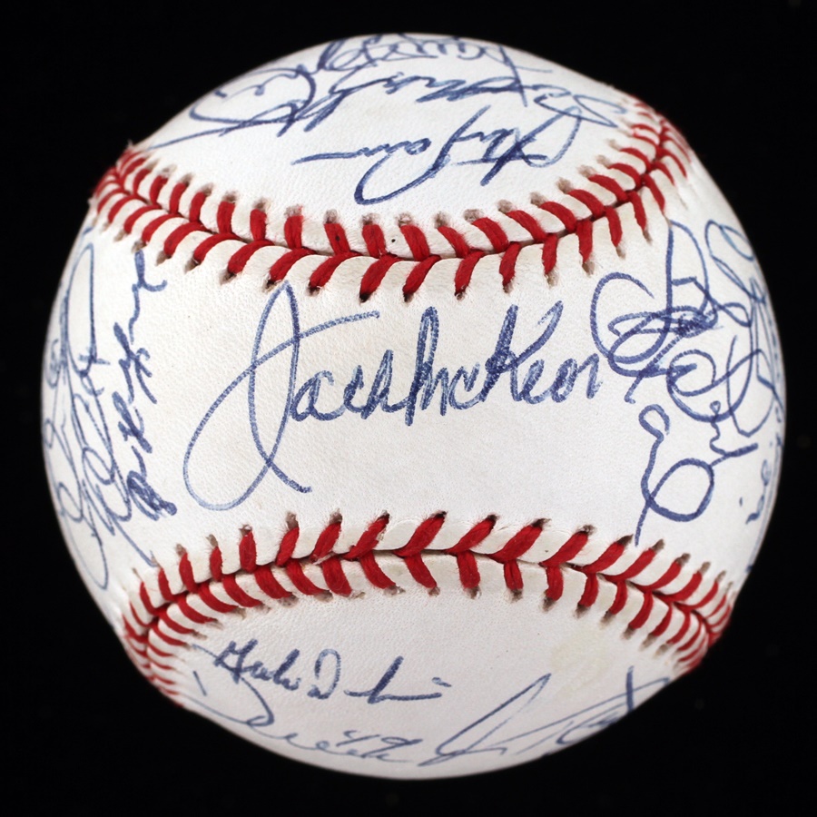 Baseball Autographs - 2003 Florida Marlins World Champions Team Signed Baseball