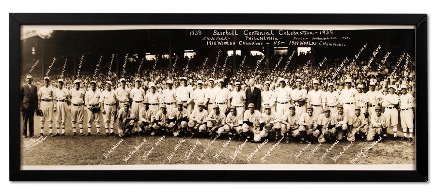 1910 and 1929 Philadephia Athletics Panoramic Photograph