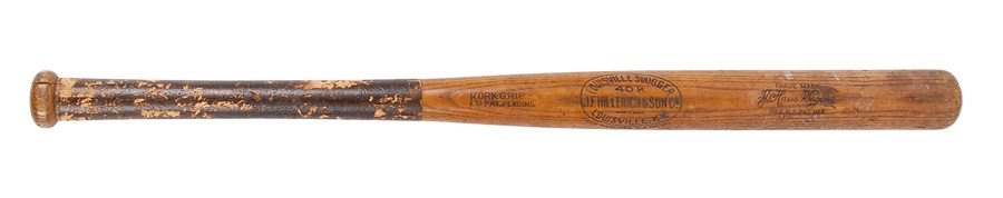 Baseball Equipment - Circa 1915-16 Honus Wagner Bat