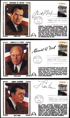 - Presidential Gateway Collection (39) with Signed Nixon, Ford & Carter