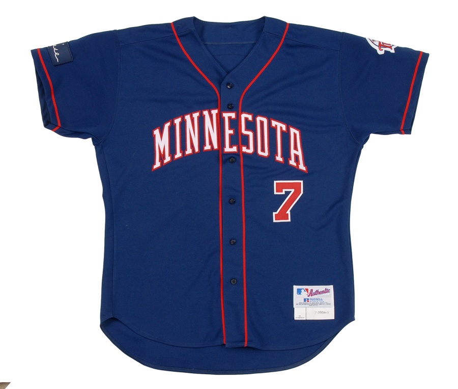 Baseball Equipment - Joe Mauer 2004 Minnesota Twins Game Used Jersey