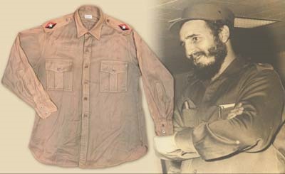 - 1962 Fidel Castro Army Uniform with Photo Evidence