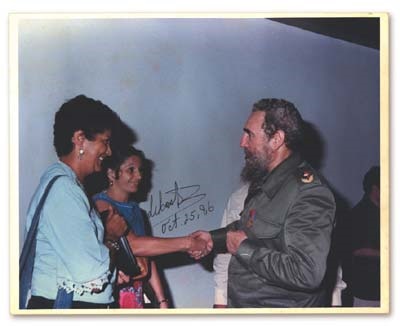 - Fidel Castro Signed Photograph
