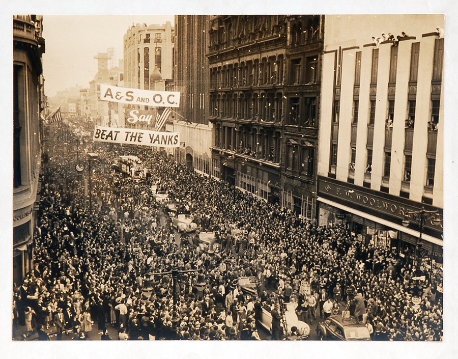 1941 Brooklyn Dodgers Victory Parade by Ben Greenhaus for the NY Times