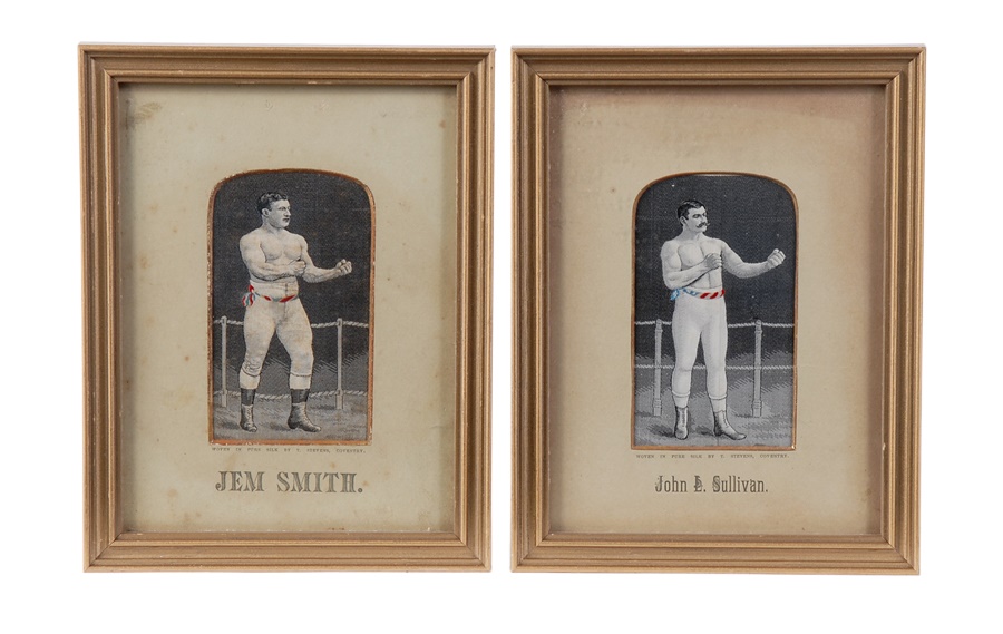 Muhammad Ali & Boxing - John L. Sullivan & Jem Smith Stevengraphs (2)