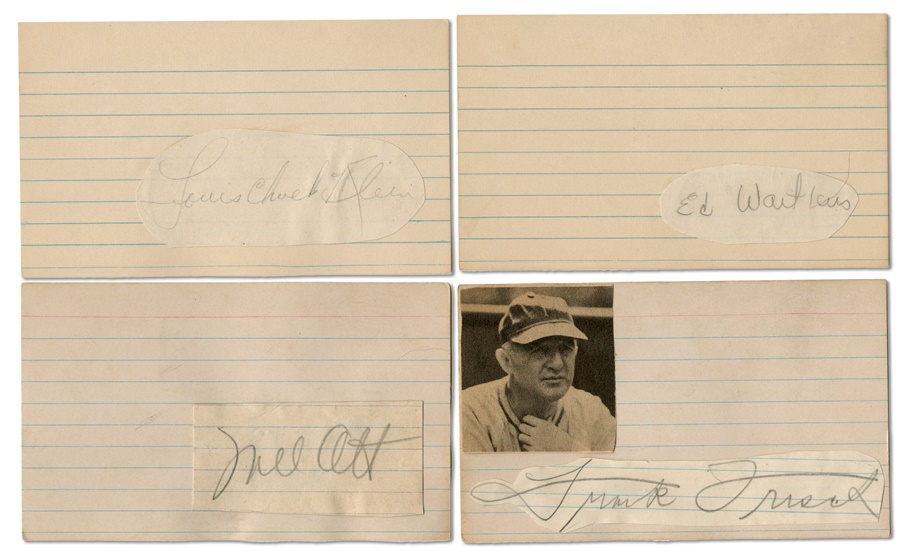Baseball Autographs - "The Batboy" Autograph Collection (__)