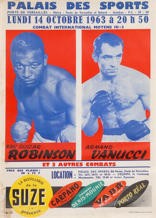 Muhammad Ali & Boxing - Robinson vs Vanucci Poster