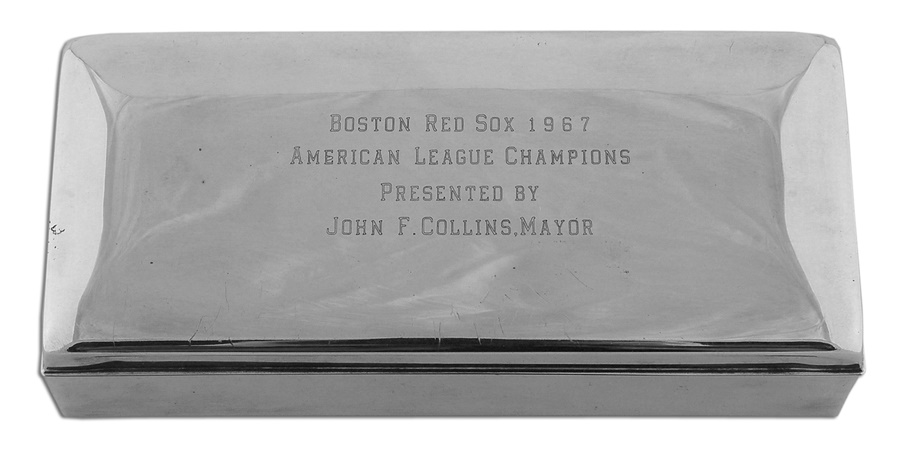 - 1967 Boston Red Sox American League Championship Silver Box