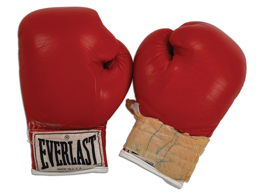 Tony Tucker Fight Gloves - Tyson Match