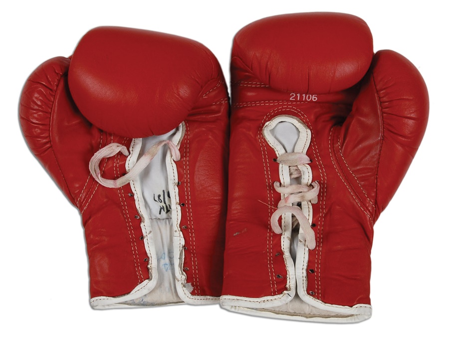 - Mike Tyson's Fight Gloves - James Smith Match