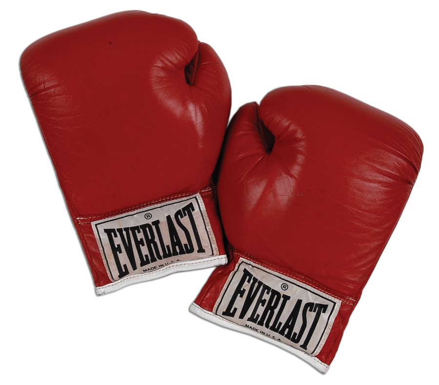 - Mike Tyson's Fight Gloves - Trevor Berbick Match