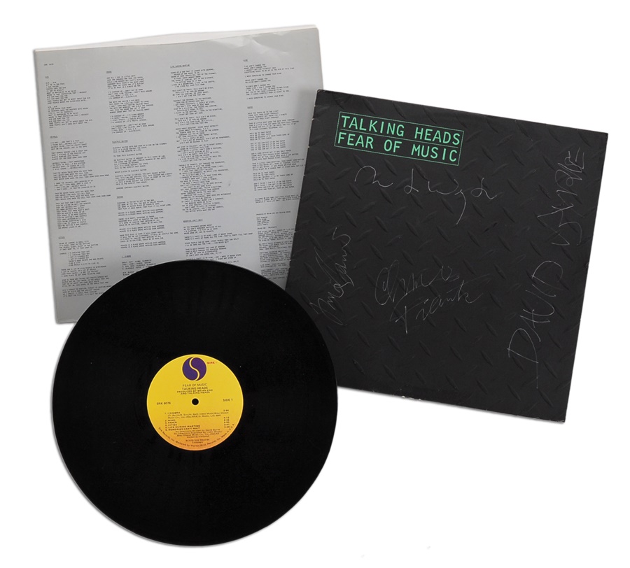 - Talking Heads Signed Album