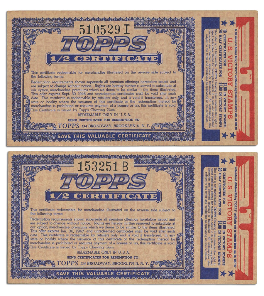 - Early Topps Promotional Materials (4)