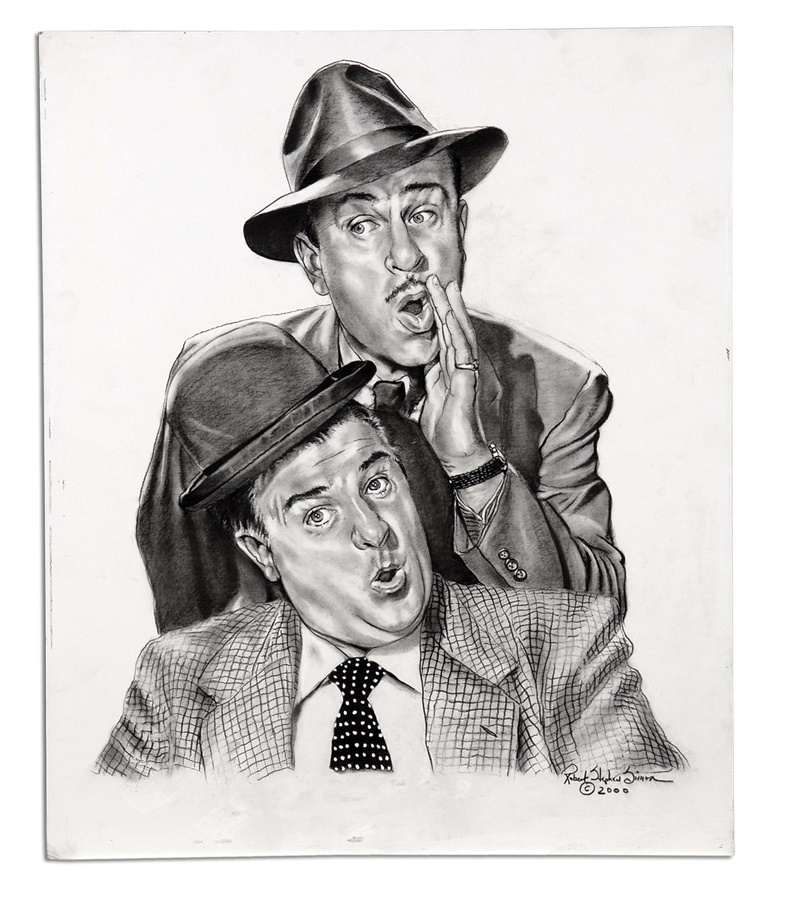 - Abbott and Costello Original Artwork by Robert Stephen Simon