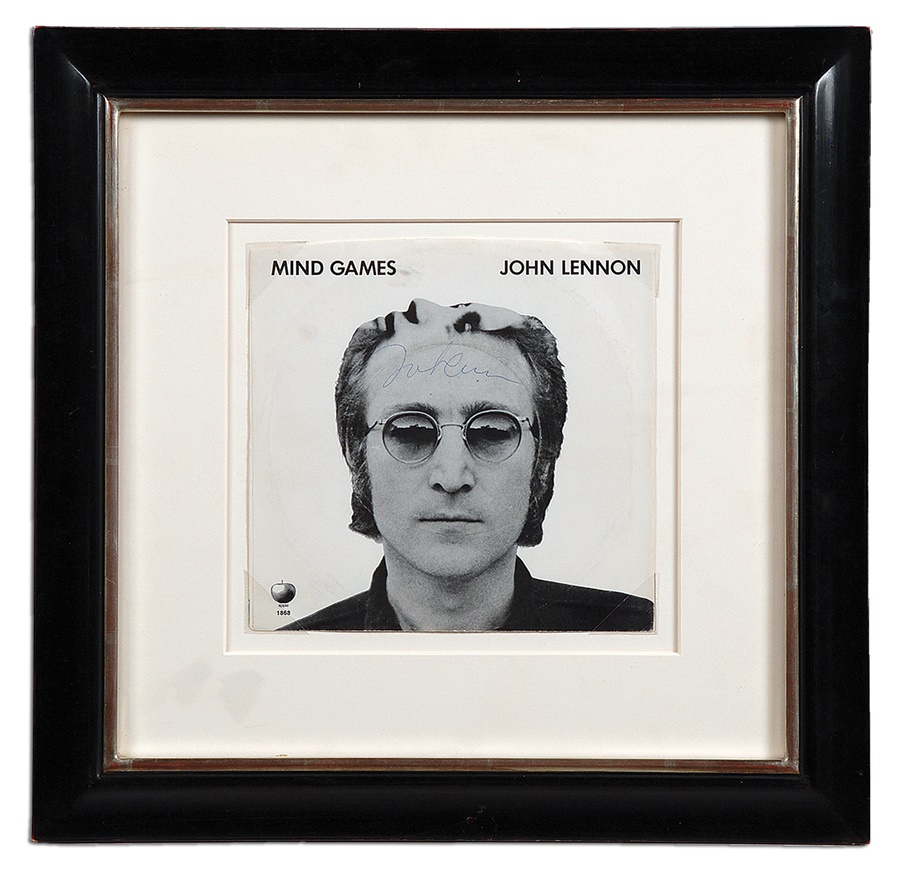 - 1975 John Lennon Signed Mind Games with Provenance