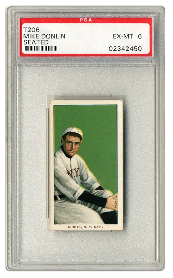 - Mike Donlin Seated (PSA EX-MT 6)
