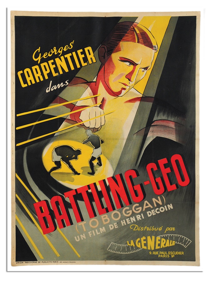 - Georges Carpentier "Battling Geo" Movie Poster