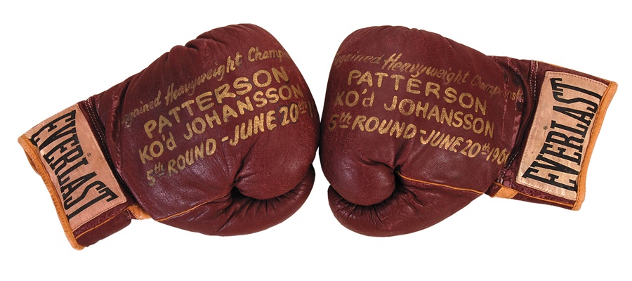 - Floyd Patterson Chamionship Fight Gloves - Johansson Match
