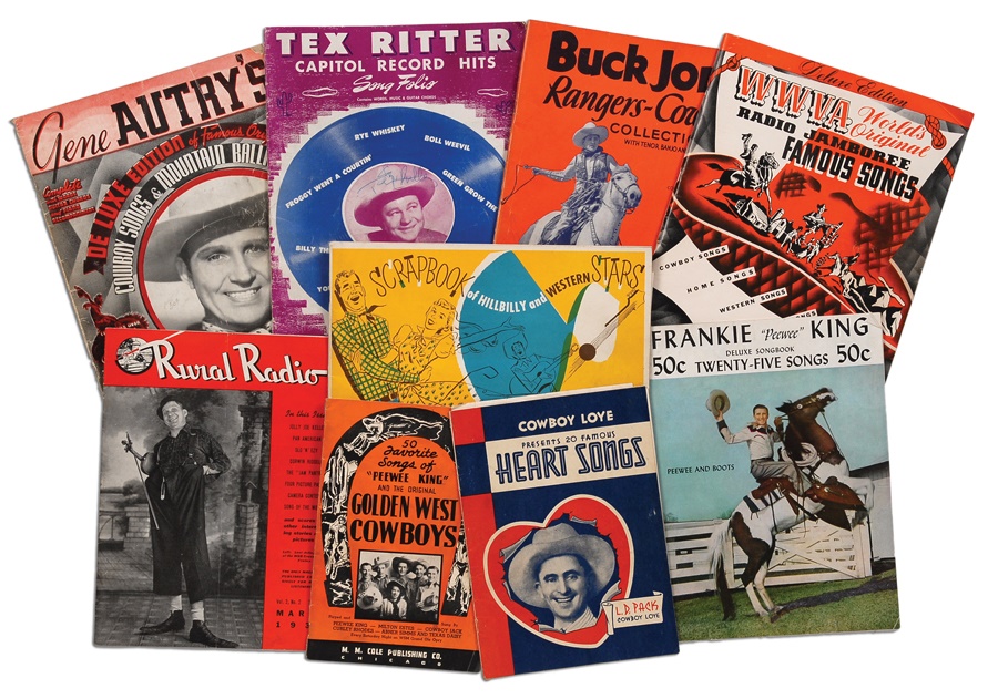 - 1930s-40s Hillbilly, C&W and Cowboy Music Publications (9)
