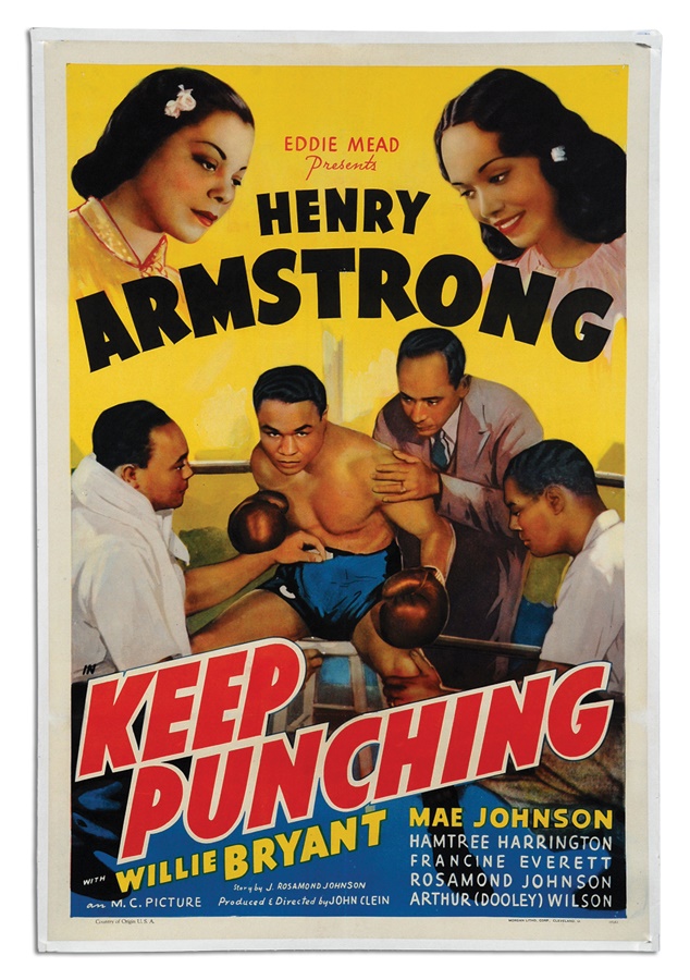 - Henry Armstrong "Keep Punching" Movie Poster