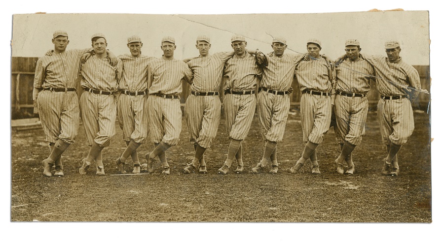 - Circa 1913 New York Giants Photo with Christy Mathewson