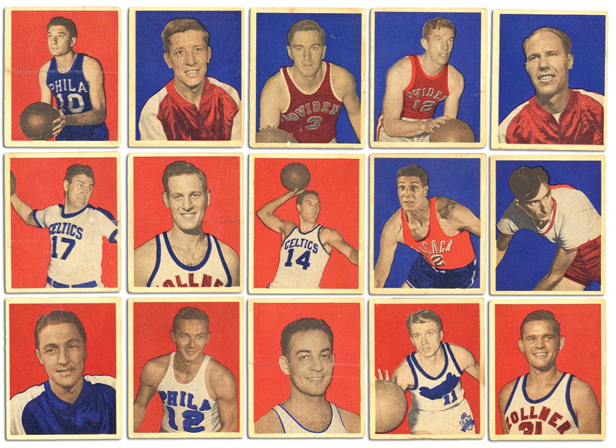- 1948 Bowman Basketballl Cards (23)
