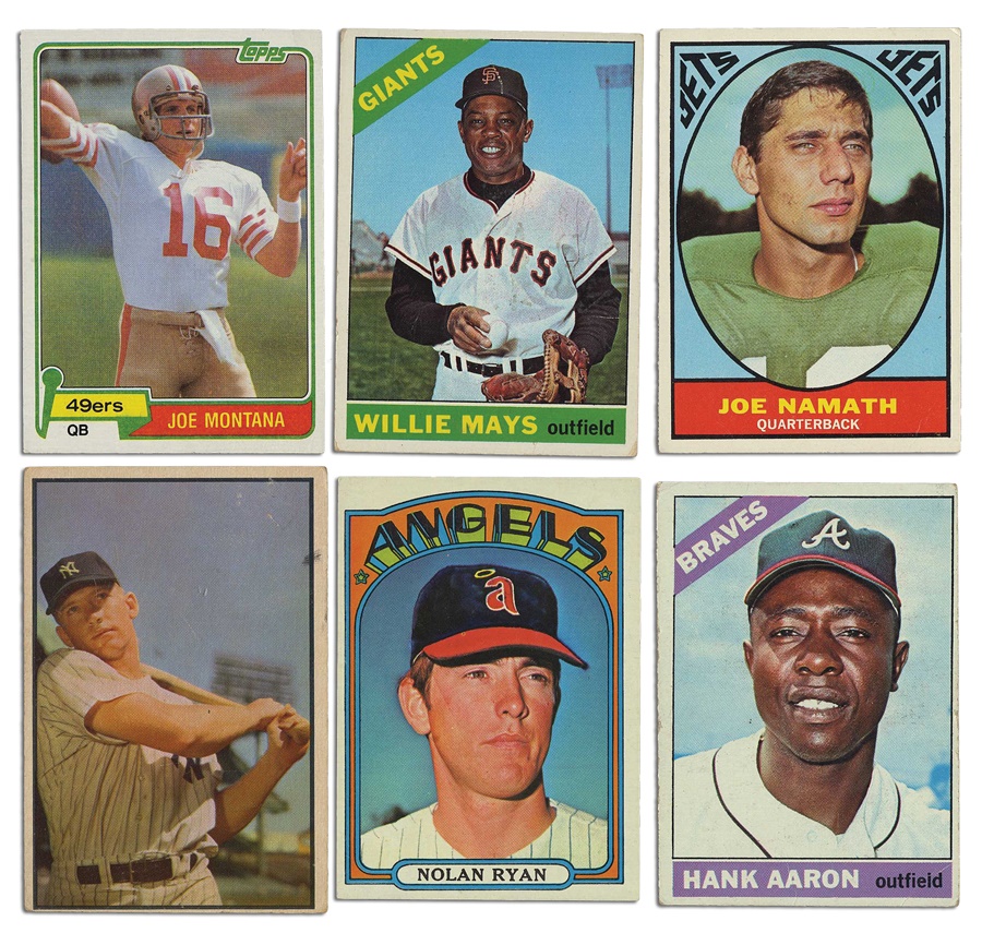 - 1950-70s Star & HOF Collection Including All Four Sports (500+)