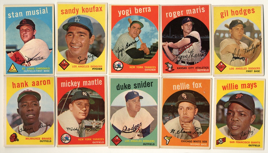 - 1959 Topps Baseball Complete Set