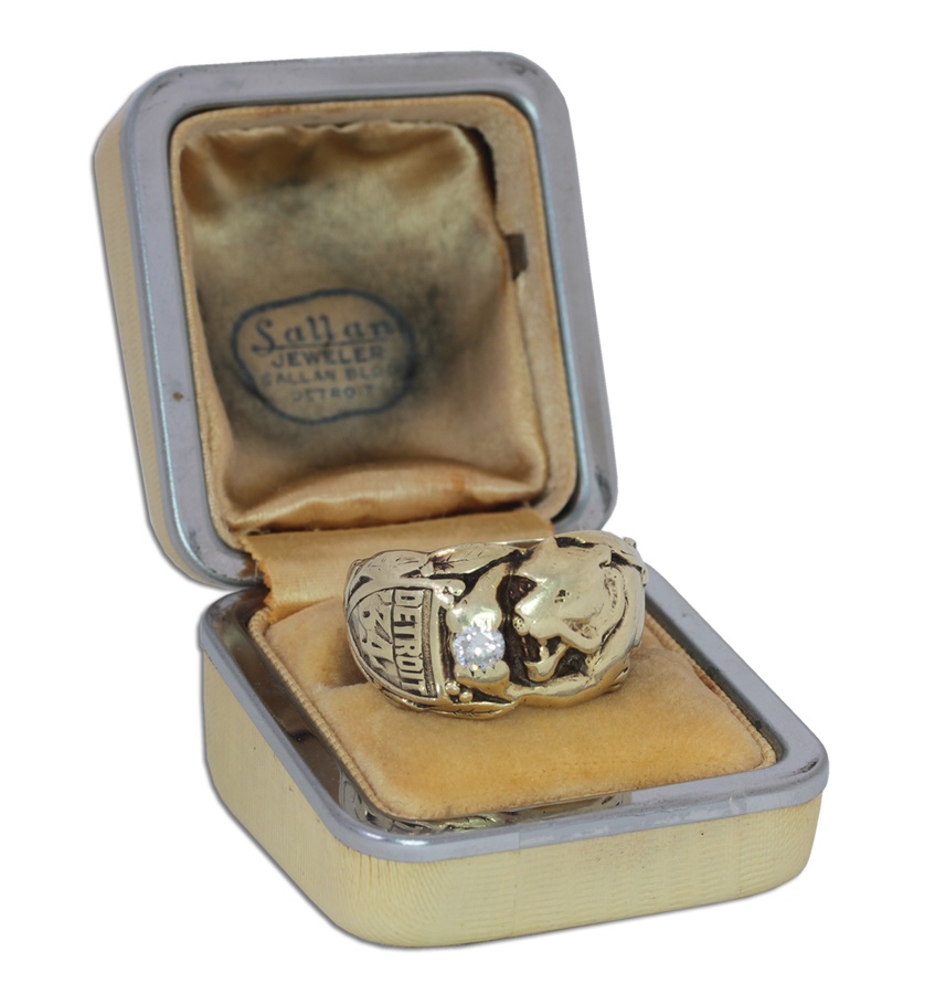 - 1934 Rudy York Detroit Tigers American League Championship Ring