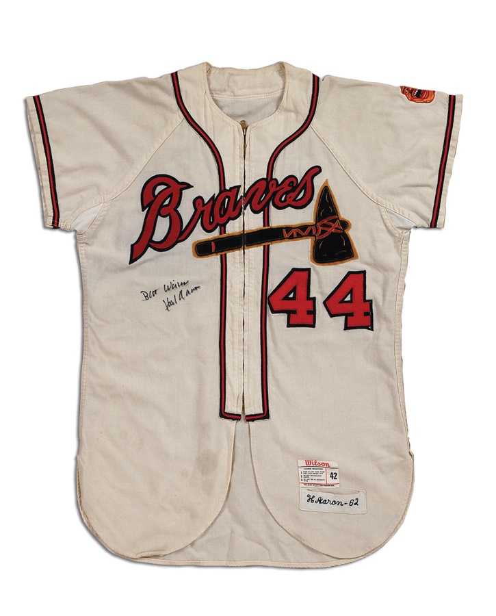 - 1962 Hank Aaron Milwaukee Braves Game Worn Uniform